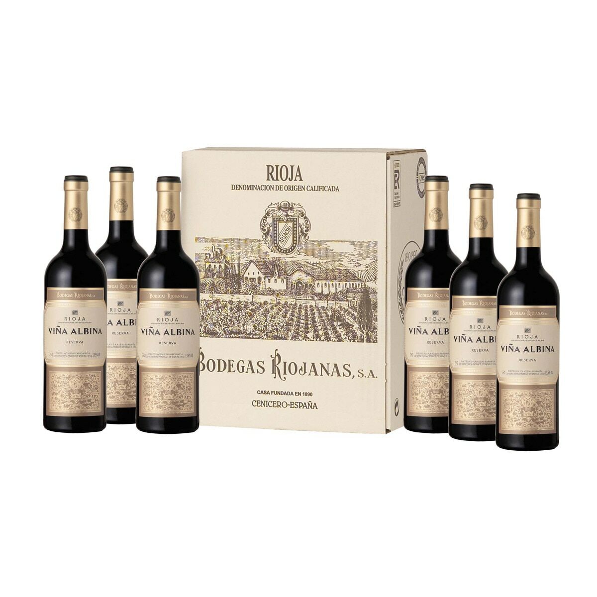 Rødvin Bodegas Riojanas Viña Albina Reserva